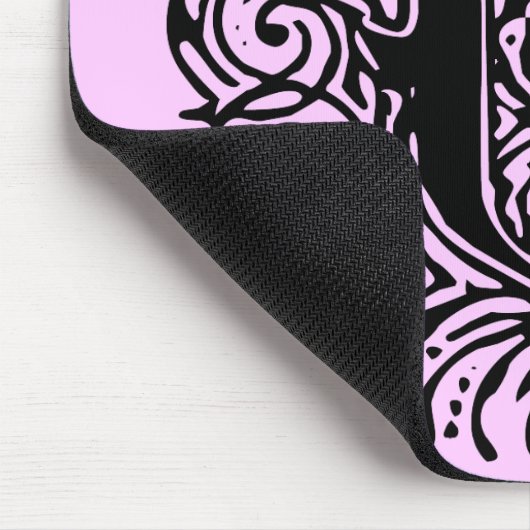 Monarchia Monogram Letter W Initial Alphabet W Mousepad (Ecke)