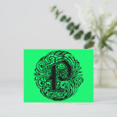 Monarchia "P" Postkarte (Stehend Vorderseite)