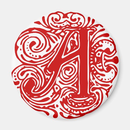 Monarchia Red "A" Magnet (Vorne)