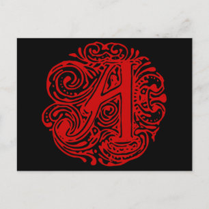 Monarchia Red "A" Postkarte