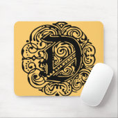 Monarchia Schwarz "D" Mousepad (Mit Mouse)