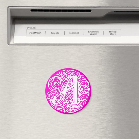 Monarchia Weißbuchstabe "A" Magnet (In Situ (Geschirrspüler))