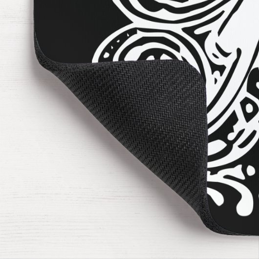 Monarchia White Letter "A" Mousepad (Ecke)