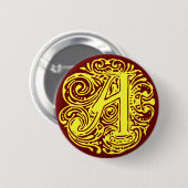 Monarchia Yellow "A" Button (Vorne & Hinten)