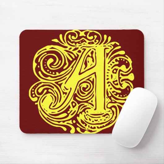 Monarchia Yellow "A" Mousepad (Mit Mouse)