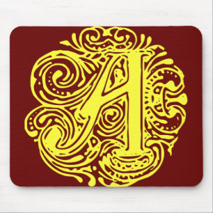 Monarchia Yellow "A" Mousepad