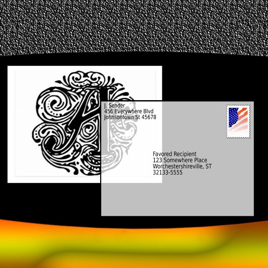 Monarchie "A" Postkarte