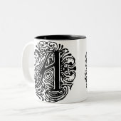 Monarchie "A" Zweifarbige Tasse (Vorderseite Links)