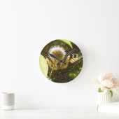 Monarchie-Blume Runde Wanduhr (Zuhause)