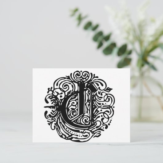 Monarchie "C" Postkarte (Stehend Vorderseite)