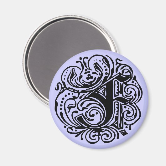 Monarchie "F" Magnet (Vorderseite/Rückseite)