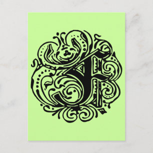 Monarchie "F" Postkarte