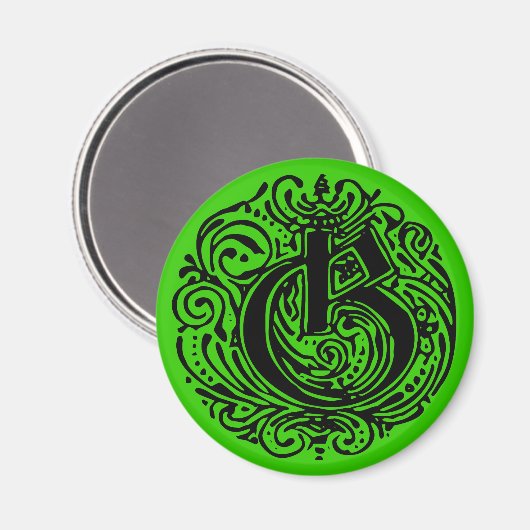 Monarchie "G" Magnet (Vorderseite/Rückseite)