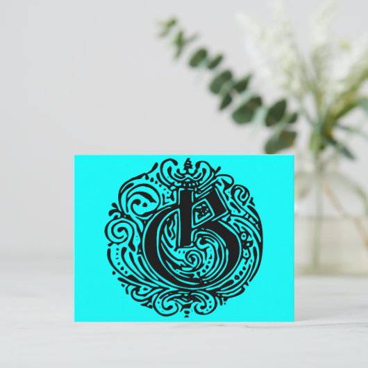 Monarchie "G" Postkarte (Stehend Vorderseite)