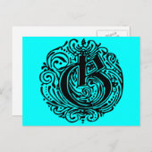 Monarchie "G" Postkarte (Vorne/Hinten)