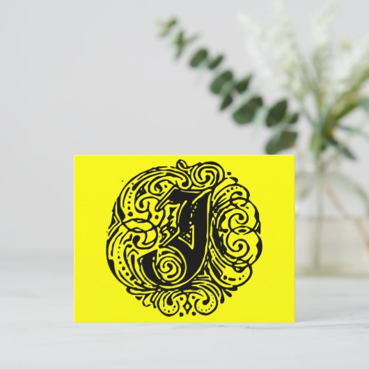 Monarchie "J" Postkarte (Stehend Vorderseite)