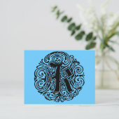 Monarchie "K" Postkarte (Stehend Vorderseite)