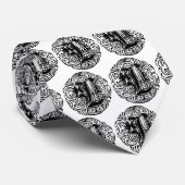 Monarchie "L" Krawatte (Gerollt)