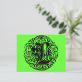 Monarchie "L" Postkarte (Stehend Vorderseite)