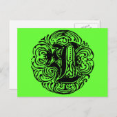 Monarchie "L" Postkarte (Vorne/Hinten)