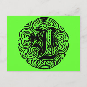 Monarchie "L" Postkarte