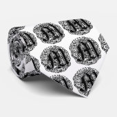 Monarchie "M" Krawatte (Gerollt)