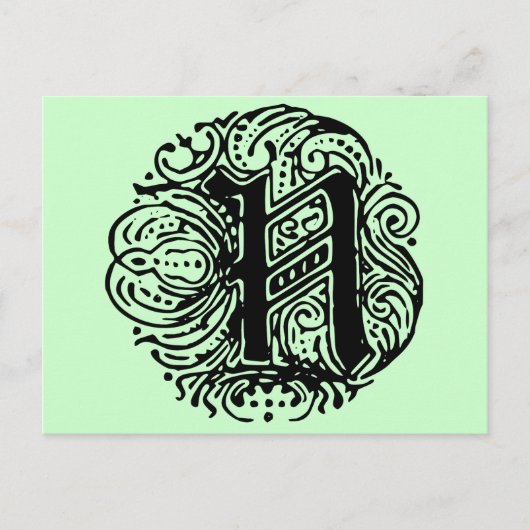 Monarchie "N" Postkarte (Vorderseite)