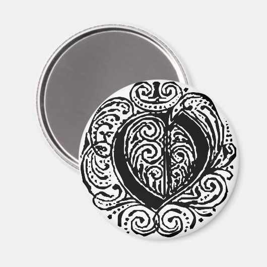 Monarchie "O" Magnet (Vorderseite/Rückseite)