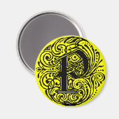 Monarchie "P" Magnet (Vorderseite/Rückseite)