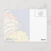 Monarchie und Gelbstreit Postkarte (Rückseite)