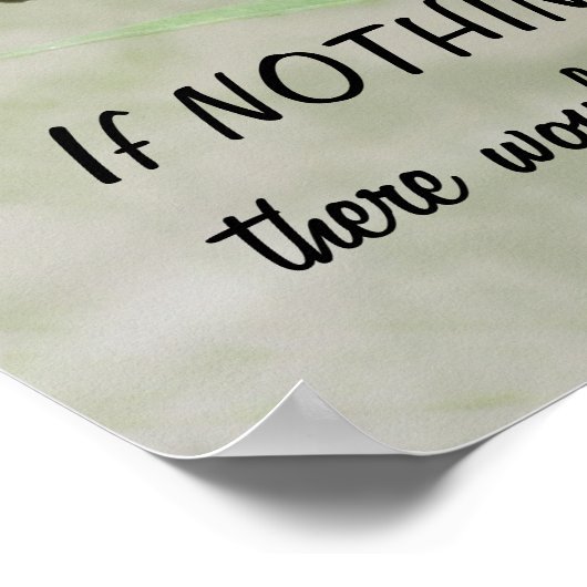 Monarchie und Raupe Poster mit Zitat (Ecke)