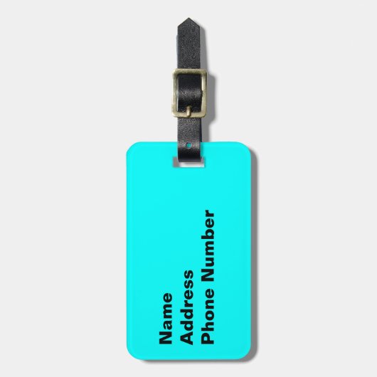 Monarchie "Z" Gepäckanhänger (Vorderseite vertikal)