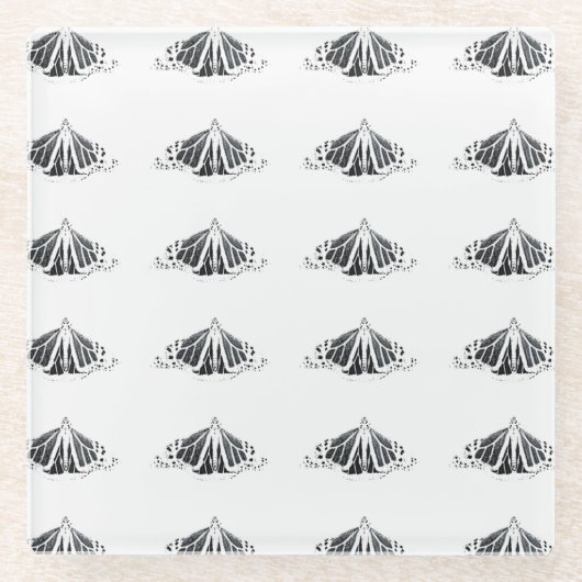 Monarchische Kontur Glasuntersetzer (Vorderseite)