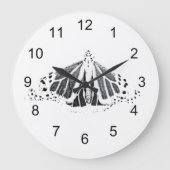 Monarchische Kontur Große Wanduhr (Vorderseite)