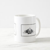 Monarchische Kontur Kaffeetasse (VorderseiteRechts)