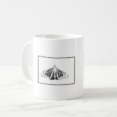 Monarchische Kontur Kaffeetasse (Vorderseite Links)