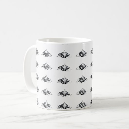 Monarchische Kontur Kaffeetasse (Vorderseite Links)