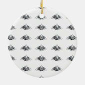 Monarchische Kontur Keramik Ornament (Hinten)