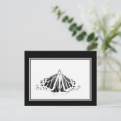 Monarchische Kontur Postkarte (Stehend Vorderseite)