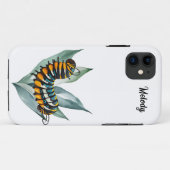 Monarchische Raupe individuell anpassbar Case-Mate iPhone Hülle (Rückseite (Horizontal))