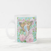 Monarchmärchen zwischen den Rose Mattglastasse (Links)