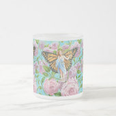 Monarchmärchen zwischen den Rose Mattglastasse (Mittel)