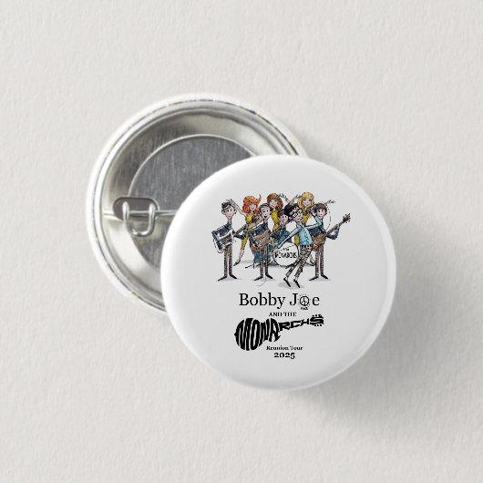 Monarchs Wiedersehen Tour 2"Button Class of "70 Button (Vorne & Hinten)