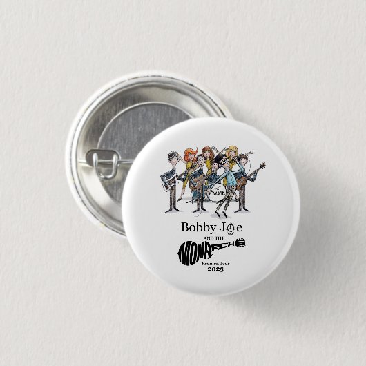 Monarchs Wiedersehen Tour 2"Button Class of "70 Button (Vorne & Hinten)