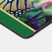Monarchschmetterling auf Blume Nah Personalisiert Schreibtischunterlage (Ecke)
