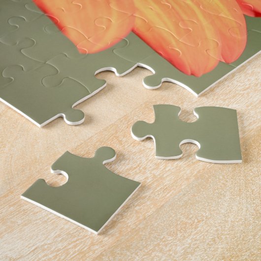 Monarchschmetterling auf einer orangen Blume Puzzle (Seite)