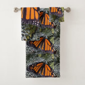 Monarchschmetterling auf Evergres Badhandtuch Set (Insitu)