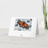 Monarchschmetterling auf Konfödermassen Karte (Rückseite)