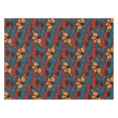 Monarchschmetterling auf roten Konfektoren Tischdecke (Vorderseite (Horizontal))