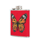 Monarchschmetterling aus Polygon Flachmann (Links)